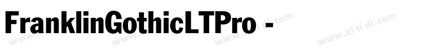 FranklinGothicLTPro 字体转换